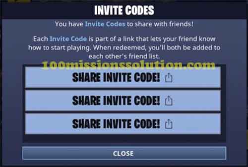 Free Friend Codes For Fortnite Mobile Fortnite Mobile Invite Codes 100 Missions Game Answers Solution Walkthrough